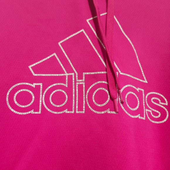 Women's Adidas Pink ClimaWarm Hoodie S - Picture 3 of 6